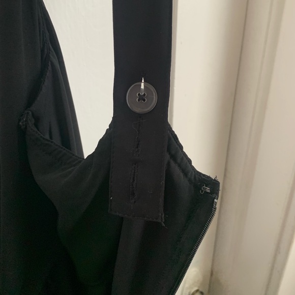 Abercrombie & Fitch Black Midi Dress Large - Picture 10 of 10